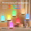 13 Color Changing Night Light Remote Control Touch USB Rechargeable Night Lamp Dimmable Lamp Portable Table Bedside Lamp 3