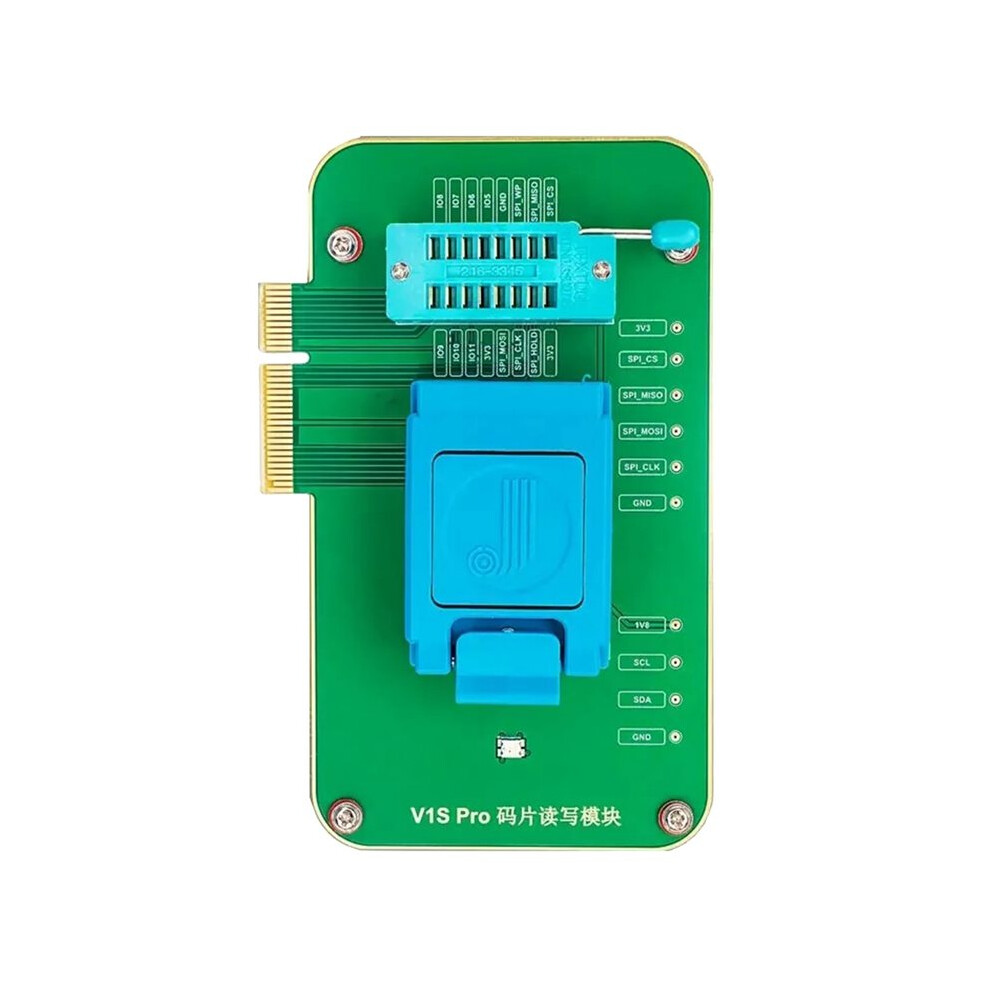 V1s Pro Chip Read Write Module For 6G-15 Pro Max Baseband Usb-C U2 Chip Reading And Writing Tool Green 4712399670967