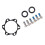 Boost Hub Conversion Adapter For Bikes, Front Hub Conversion High Strength Hub Conversion Adapter Disc Brake Rotor Bolts Quality Material With Easy In 7