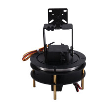 Two Dimensional Electric Pan Tilt Camera Bracket, Degree of Freedom Rotating Base,Competition Servo Pan Tilt Module
