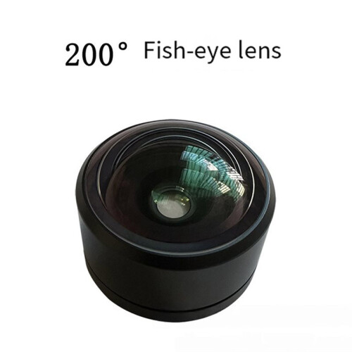 Lente Olho de Peixe  Angular de 200 para  Action 5 Pro, Filtro  Angular HD para Câmera de Ação, Acessórios para Filtro  Angular 2