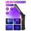 UV Flashlight 395NM 5 Modes Flashlight USB Rechargeable Work Light Foldable Flashlight Portable Work Light A 2