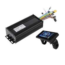36V 48V 52V 45A Brushless Motor Three-Mode Controller+S966 Display Kit for Electric Mountain Bike Scooter Modification