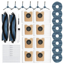 Accesorios para Aspiradoras Robot para  C20 Omni: Kit de Repuestos, Cepillo Lateral Principal, Filtros HEPA, Mopas y Bolsas para Polvo.