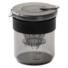 Pour-over Coffee Maker with Graduated Scale,Food-Grade Thickened Coffee Cup,Suitable for Travel and Camping