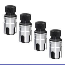 Tire Pressure Adjustment Valves Rapid Air Deflation Valves for Enhances Tractions in Soft Sand Silver