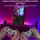 XF40V Retro Handheld Game Console 4.0-Inch Screen Linux WiFi GamePad RGB Light Effect Supports 30+ Emulators A 4