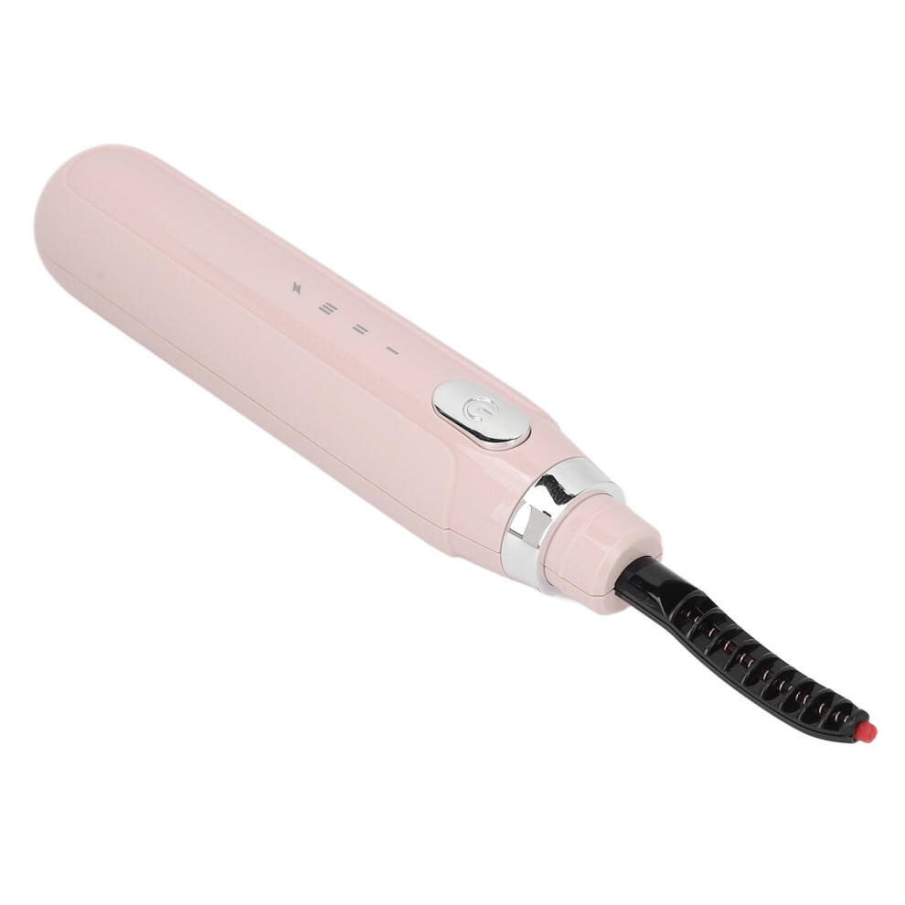 Unisex Pink Portable Heated Lash Curler With 3 Temp Modes & Long Battery