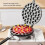 Bubble Waffle Maker, Nonstick Double Side Flower Pattern Egg Waffler Iron, Aluminum Alloy Ice Cream Cone Maker 4