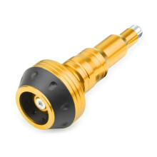 Universal M10 Motorcycle Frame Sliders Anti Crash Protectors Gold Engine and Fuel Tank Guard