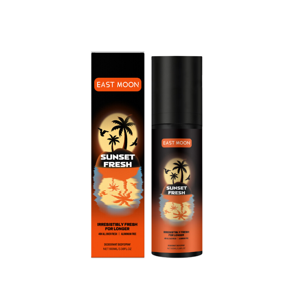 (100ml) East Moon Men's Care Spray Men's Summer Refreshing Sweat Smelling Smelling Smelling Long-lasting Flavor