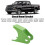 Support de réparation du support de choc vert Compatible avec les modèles Silverado 1500 2500 3