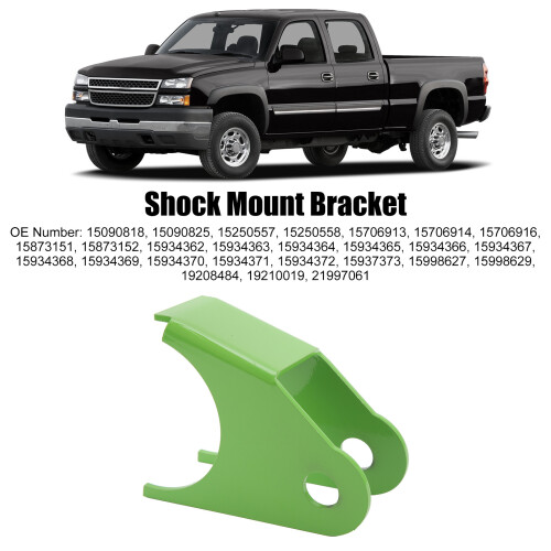 Support de réparation du support de choc vert Compatible avec les modèles Silverado 1500 2500 2