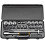 Draper Elora Imperial Socket Set, 1/2"" Sq. Dr. (23 Piece) 1