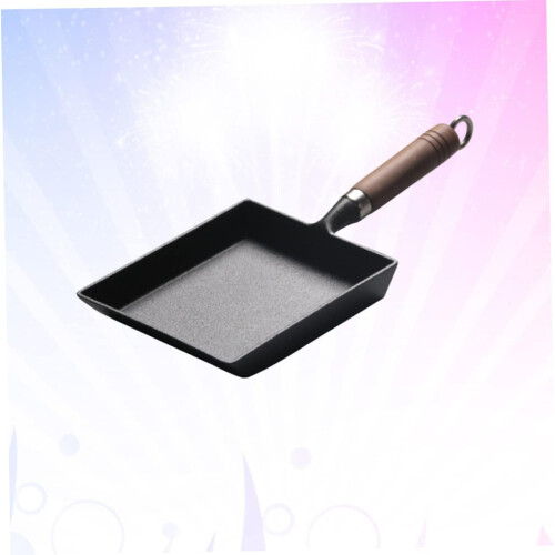 Non Stick Rectangular Omelette Pan with Flat Bottom for Gas Stove Cooking and Easy Flipping 1