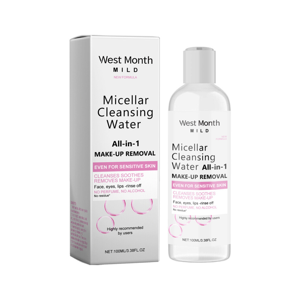 (100ml) WEST MONTH Gentle Makeup Remover Facial Makeup Dissolve Cleansing Gentle Cleansing No irritation