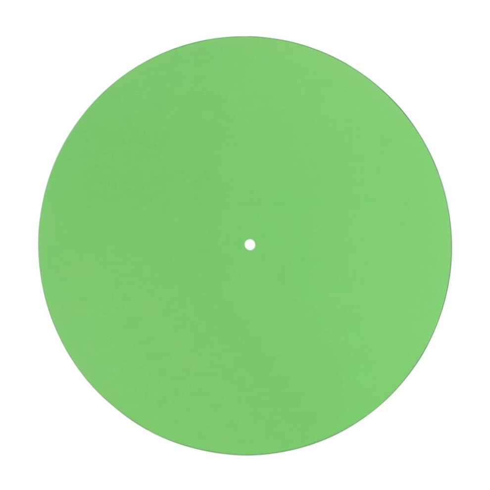 Acrylic Turntable Mat For 12 Inch Record Player Antistatic Slipmat Dust Noise Reduction Replacement Platter Green 9189345271298