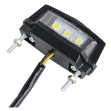 12V Waterproof Motorcycle License Plate LED Light with Super Bright Low Power Design