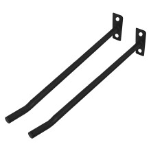 Generic Yoga Ball Holder 2Pack Wall Mount, 30 Kg LoadBearing Organizer, Home Gym Storage Rack, 15.35 x 1.57 x 3.94 In