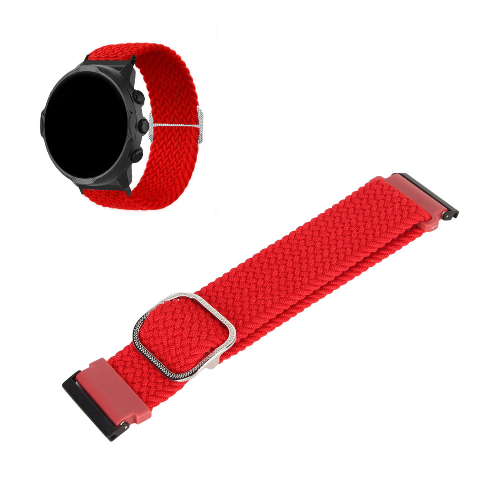 Adjustable Nylon Sport Watchband For Spartan 7 D5i In Red 4621376747380