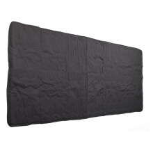 Protettore per materasso impermeabile grigio scuro 70x30 pollici, con rivestimento antiscivolo