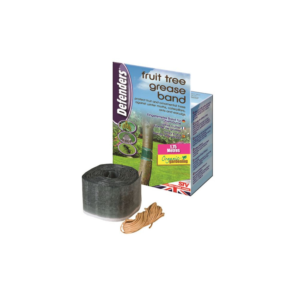 Defenders 1.75M Grease Band Tree Insect Protection - Fruit 175 175M - Fruit Grease Band Tree 175 175M Green