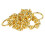 Collare a catena in colore oro per cani e gatti, 0,25x50cm, accessorio resistente e alla moda 9