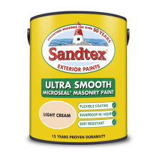 Sandtex Microseal Smooth Masonry Light Cream 5L