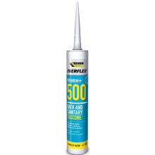 Everbuild 500GREY 500 Bath and Sanitary Silicone Grey C3