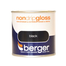 Berger Non Drip Gloss Black 250ml
