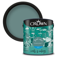 (Botany Bay) Crown Matt Paint Emulsion Walls & Ceilings 2.5L