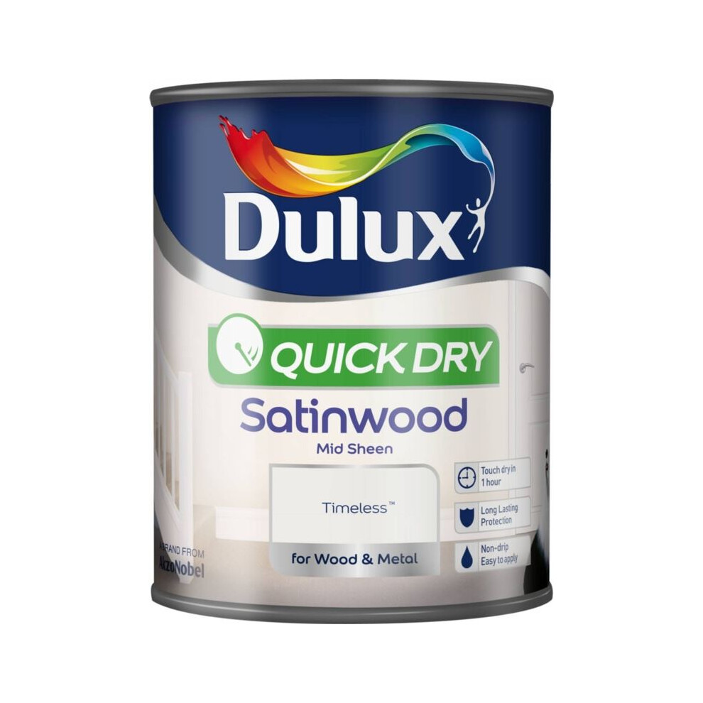 Dulux Quick Dry Satinwood Timeless 750Ml