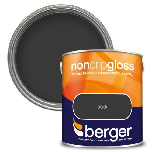Berger - Non Drip Gloss 2.5L - Black 1