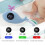 Digitales Baby-Badethermometer Süßer Wal Wassertemperaturmesser Blau 4