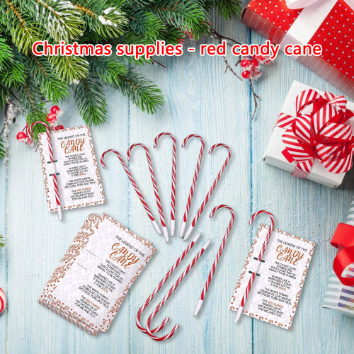 Sustainable Candy Cane Decorations Christmas Craft Project 1