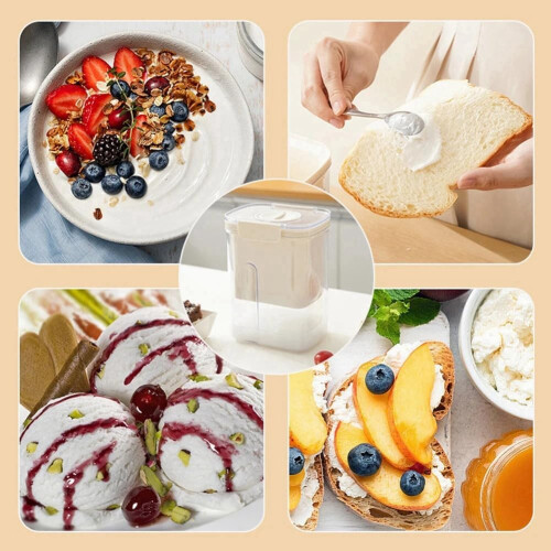 Greek Yogurt Maker with Strainer for Smooth Yogurt and Cheese, Versatile Fine Mesh Filter Ref: 4384 2
