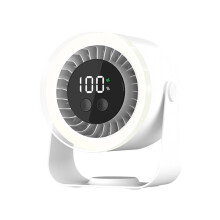 Mini Portable Fan USB Desk Fan Table Quiet 9 Speed-White