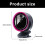 6inch Desk Fan LED Electronic Display with 5 Adjustable-White 2