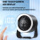 Mini Portable Fan USB Desk Fan Table Quiet 9 Speed-White 5