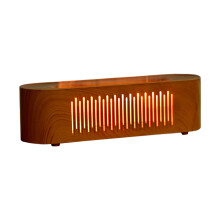 Simulated Flame Aromatic Diffuser Flame Air-Wood grain color
