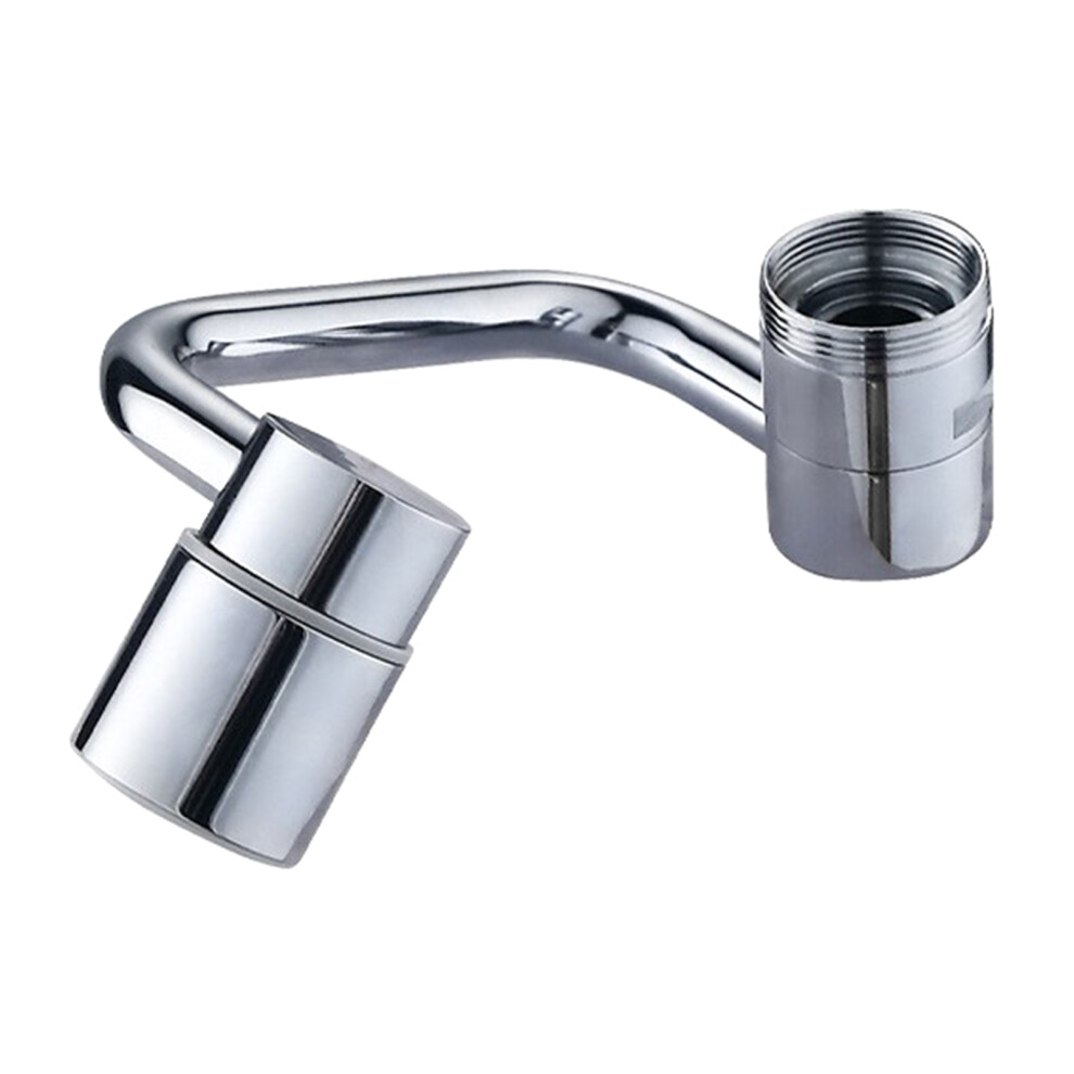 Flexible Faucet Addition Pivoting Design-Stainless Steel Silv 7696001473870
