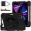 Custodia universale robusta, antishock in silicone per iOS 10.9 Pro e 11 Tablet - Nero 4