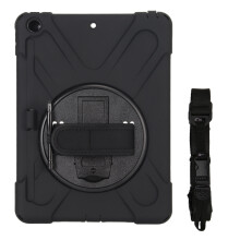 Stoßfeste iPad-Hülle mit dreilagiger Konstruktion, robustes Hybrid-Design mit Fallschutz für 10,2-Zoll-iPads mit Multi-Winkel-Ständer und