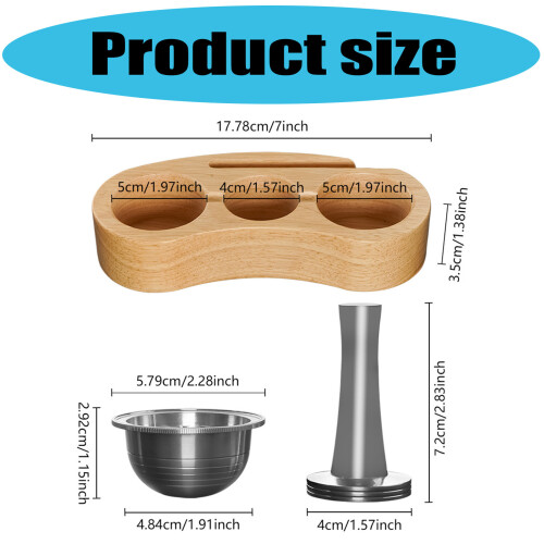 Coffee Pods Storage and Filling Set Suitable for-Set Two 2
