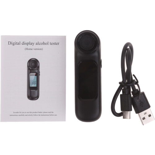 Breathalyzer Testing Device - Accurate Portable Breath Tester Tool for Drivers - Easy to Use, Compact Design 1