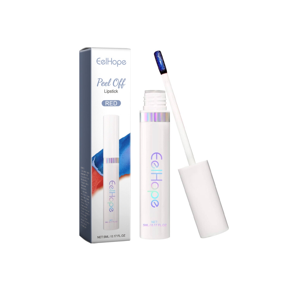 (5ml red) Pulling lipstick lip glaze lip moisturizing non-stick cup portable lip glaze