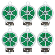 Durable Iron Wire Twist Ties for Multi-function Use, Eco-friendly PE Plastic Coating for Indoor and Outdoor Projects