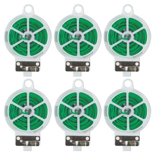 Durable Iron Wire Twist Ties for Multi-function Use, Eco-friendly PE Plastic Coating for Indoor and Outdoor Projects