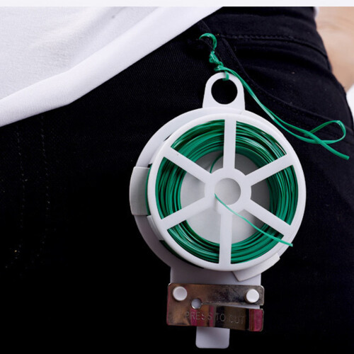 Durable Iron Wire Twist Ties for Multi-function Use, Eco-friendly PE Plastic Coating for Indoor and Outdoor Projects 2