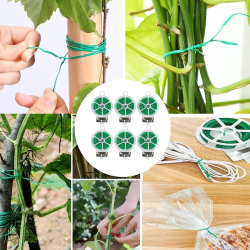 Durable Iron Wire Twist Ties for Multi-function Use, Eco-friendly PE Plastic Coating for Indoor and Outdoor Projects 1